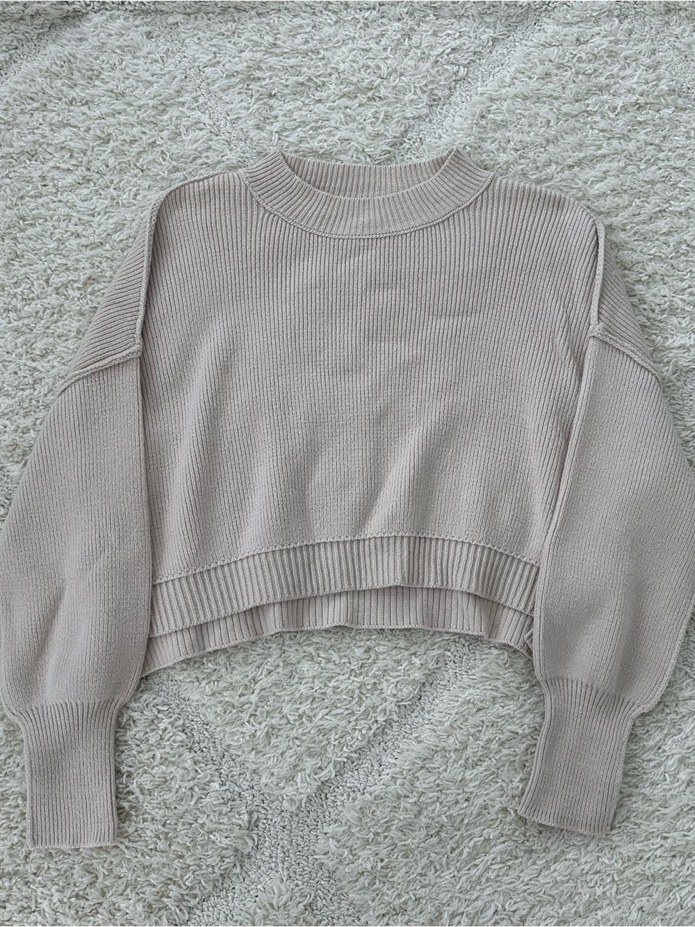 Free People Easy Street Crop Pullover